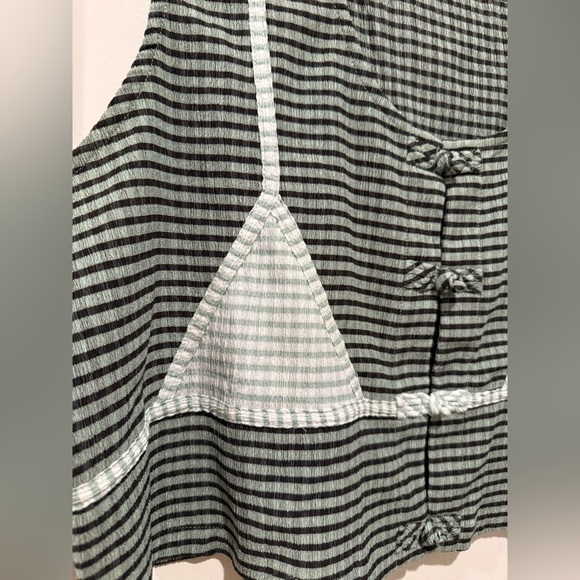 Fashion Brand Company blk & green gingham bra top fits 1X-3X NWOT - Picture 3 of 5